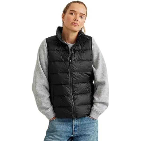 Amazon.com: Eddie Bauer Women's MotionLoft Hybrid Down Vest, Black